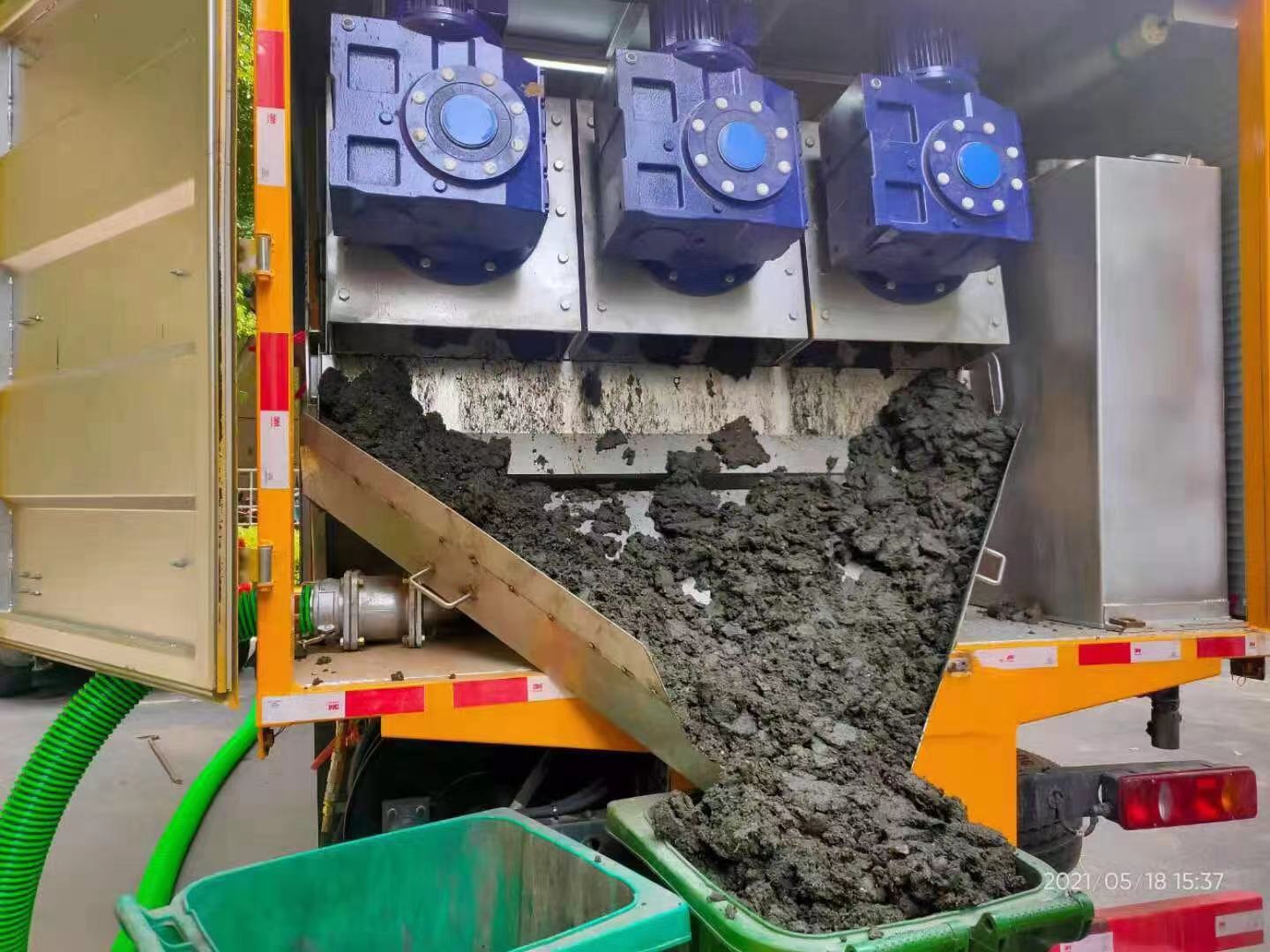 潜江经济开发区化粪池清掏城市维护站-泥浆净化干湿分离处理